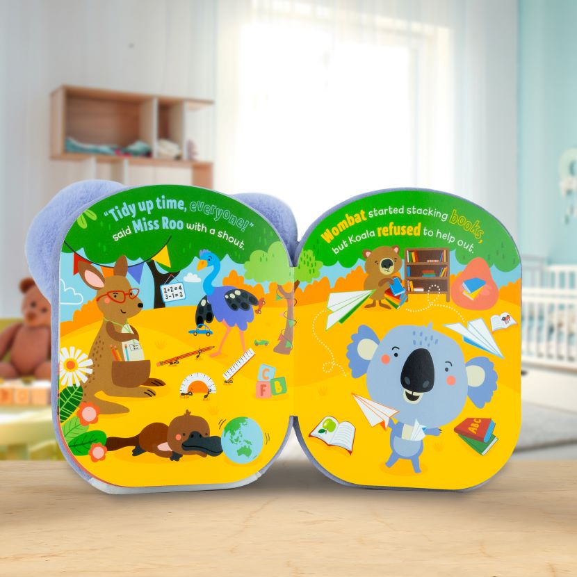 Product image 4 of Squish and Snugg Helpful Koala, a board book for ages 0+, by Make Believe Ideas.
