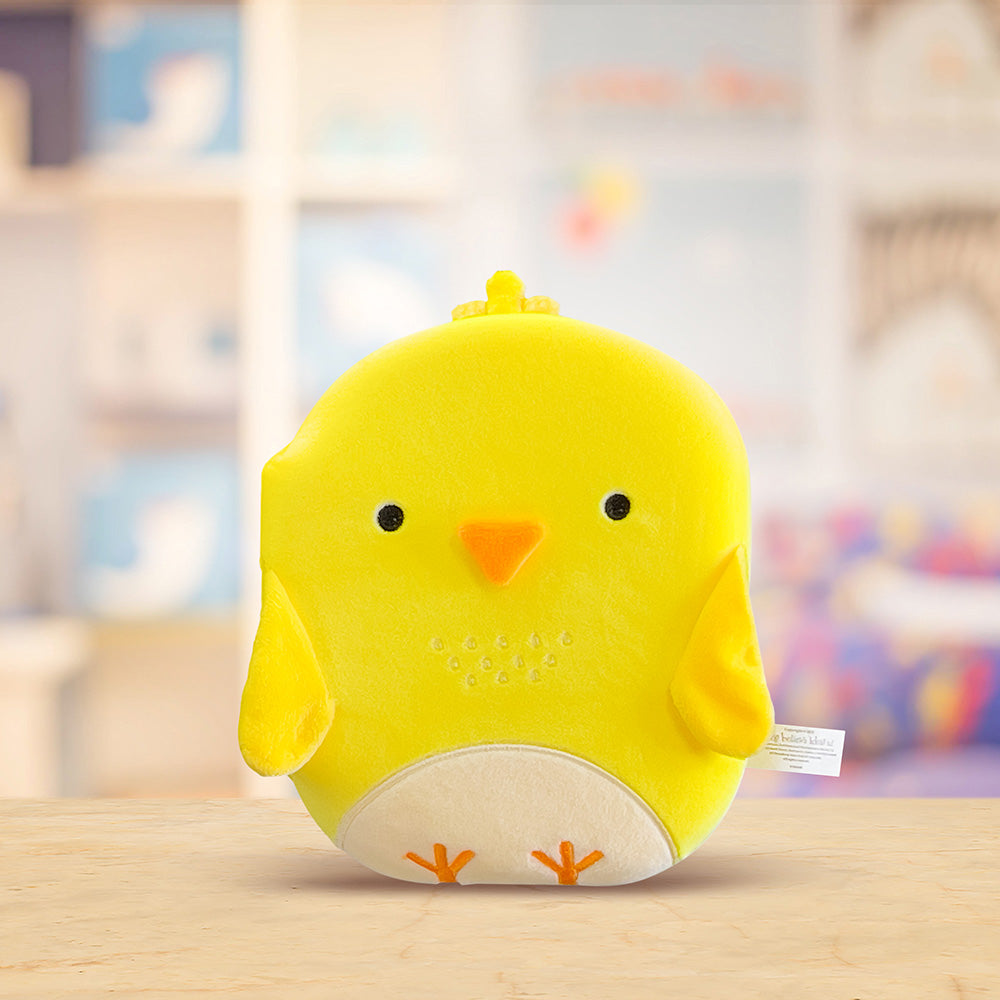Product image 2 of Squish and Snugg Noisy Chick, a board book for ages 0+, by Make Believe Ideas.