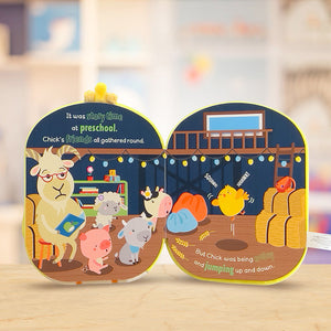Product image 4 of Squish and Snugg Noisy Chick, a board book for ages 0+, by Make Believe Ideas.