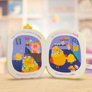 Product image 5 of Squish and Snugg Noisy Chick, a board book for ages 0+, by Make Believe Ideas.