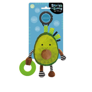 Product image 1 of Squish and Snugg On The Go Avocado, a plush toy for ages 0+, by Make Believe Ideas.