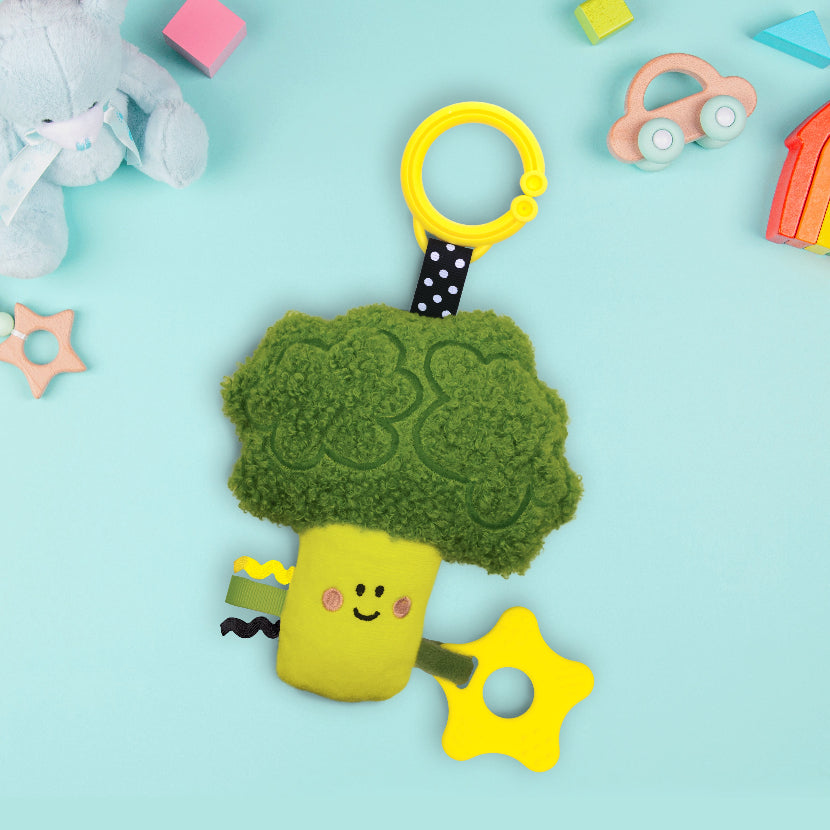 Product image 4 of Squish and Snugg On The Go Broccoli, a plush toy for ages 0+, by Make Believe Ideas.