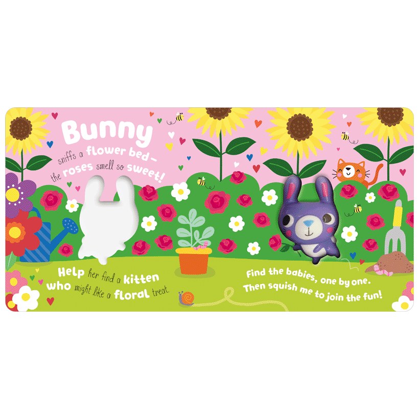 Product image 5 of Squish 'n' Squeeze Bunny!, a board book for ages 3+, by Make Believe Ideas.