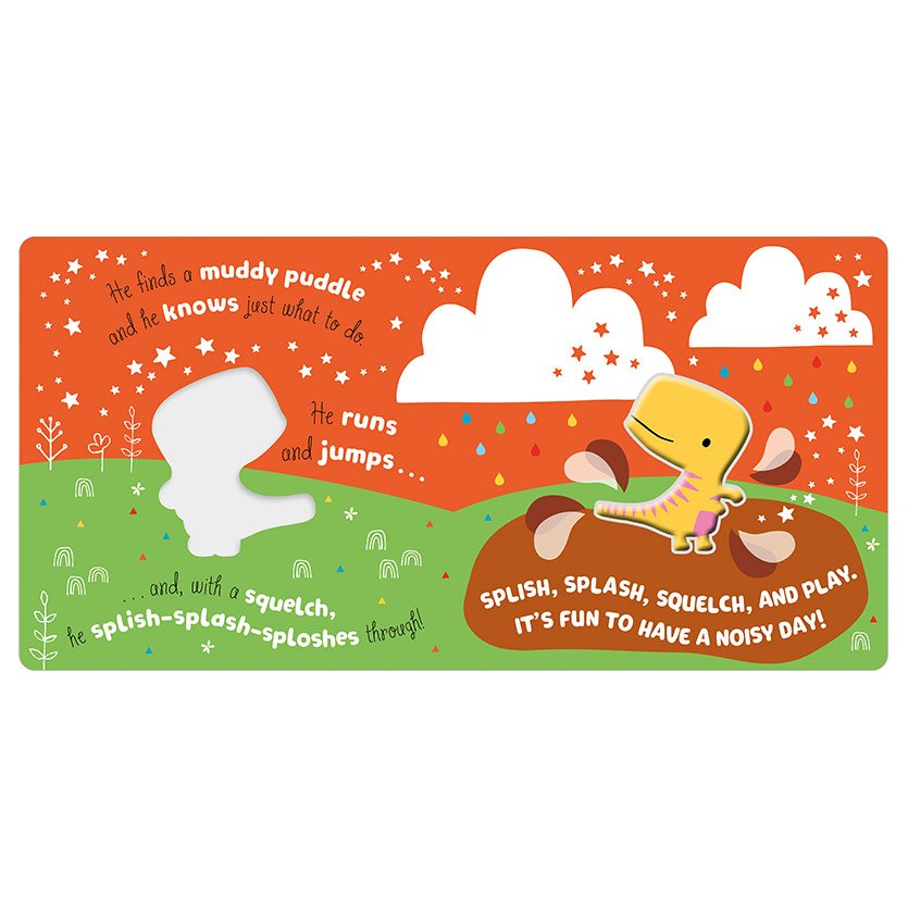 Product image 3 of Squish 'n' Squeeze Dinosaur!, a board book for ages 3+, by Make Believe Ideas.
