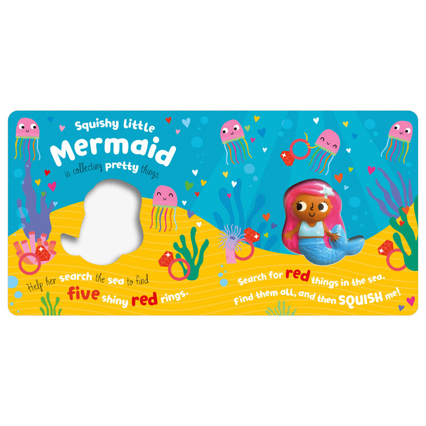 Product image 2 of Squish 'n' Squeeze Mermaid!, a board book for ages 3+, by Make Believe Ideas.