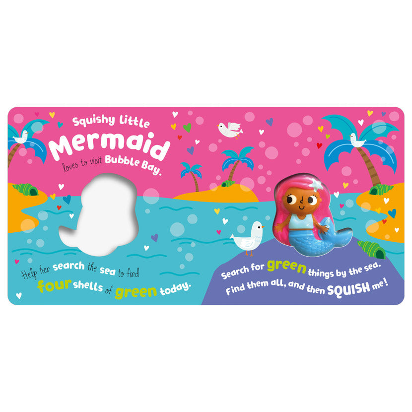 Product image 3 of Squish 'n' Squeeze Mermaid!, a board book for ages 3+, by Make Believe Ideas.