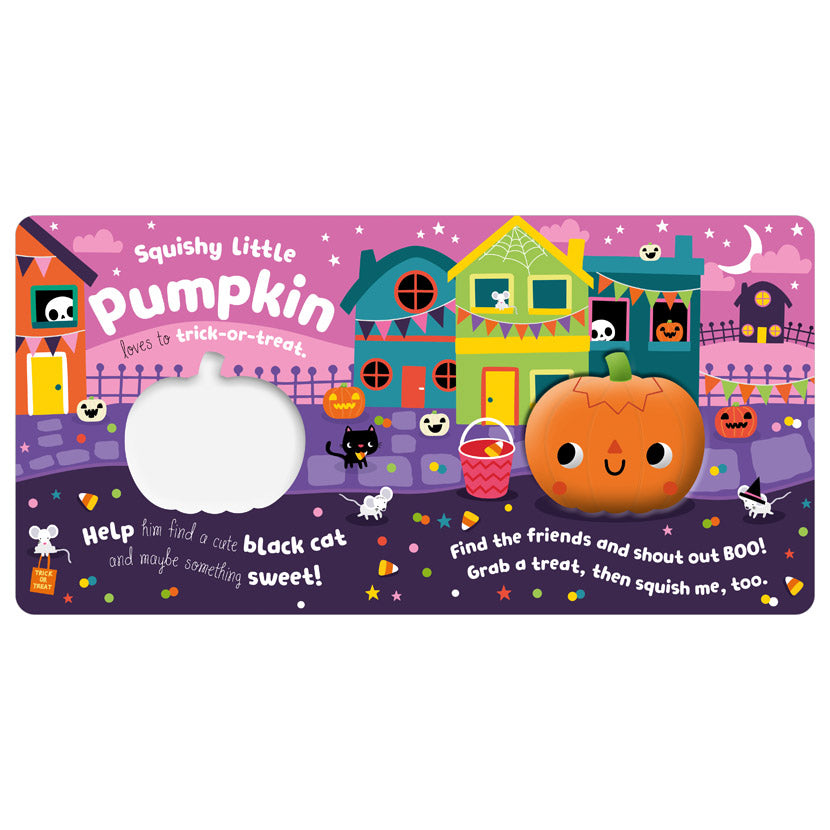Product image 2 of Squish 'n' Squeeze Pumpkin!, a board book for ages 3+, by Make Believe Ideas.