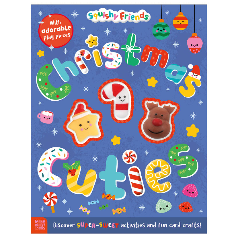 Product image 1 of Squishy Friends: Christmas Cuties Activity Book, a sticker activity book for ages 4+, by Make Believe Ideas.
