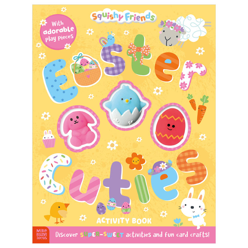 Product image 1 of Squishy Friends: Easter Cuties Activity Book, a sticker activity book for ages 4+, by Make Believe Ideas.