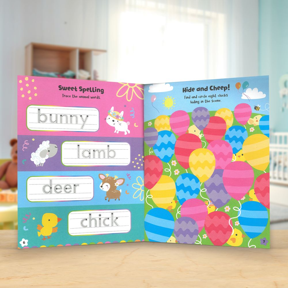 Product image 5 of Squishy Friends: Easter Cuties Activity Book, a sticker activity book for ages 4+, by Make Believe Ideas.