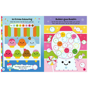 Product image 3 of Squishy Friends: Foodie Cuties, a sticker activity book for ages 4+, by Make Believe Ideas.