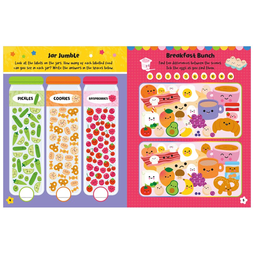 Product image 13 of Squishy Friends: Foodie Cuties, a sticker activity book for ages 4+, by Make Believe Ideas.
