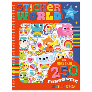 Product image 1 of Sticker World Activity Book, a sticker activity book for ages 4+, by Make Believe Ideas.