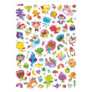 Product image 9 of Sticker World Activity Book, a sticker activity book for ages 4+, by Make Believe Ideas.