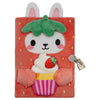 Product image 1 of Strawberry Hoodie Bunny Diary, a stationery item for ages 7+, by Make Believe Ideas.