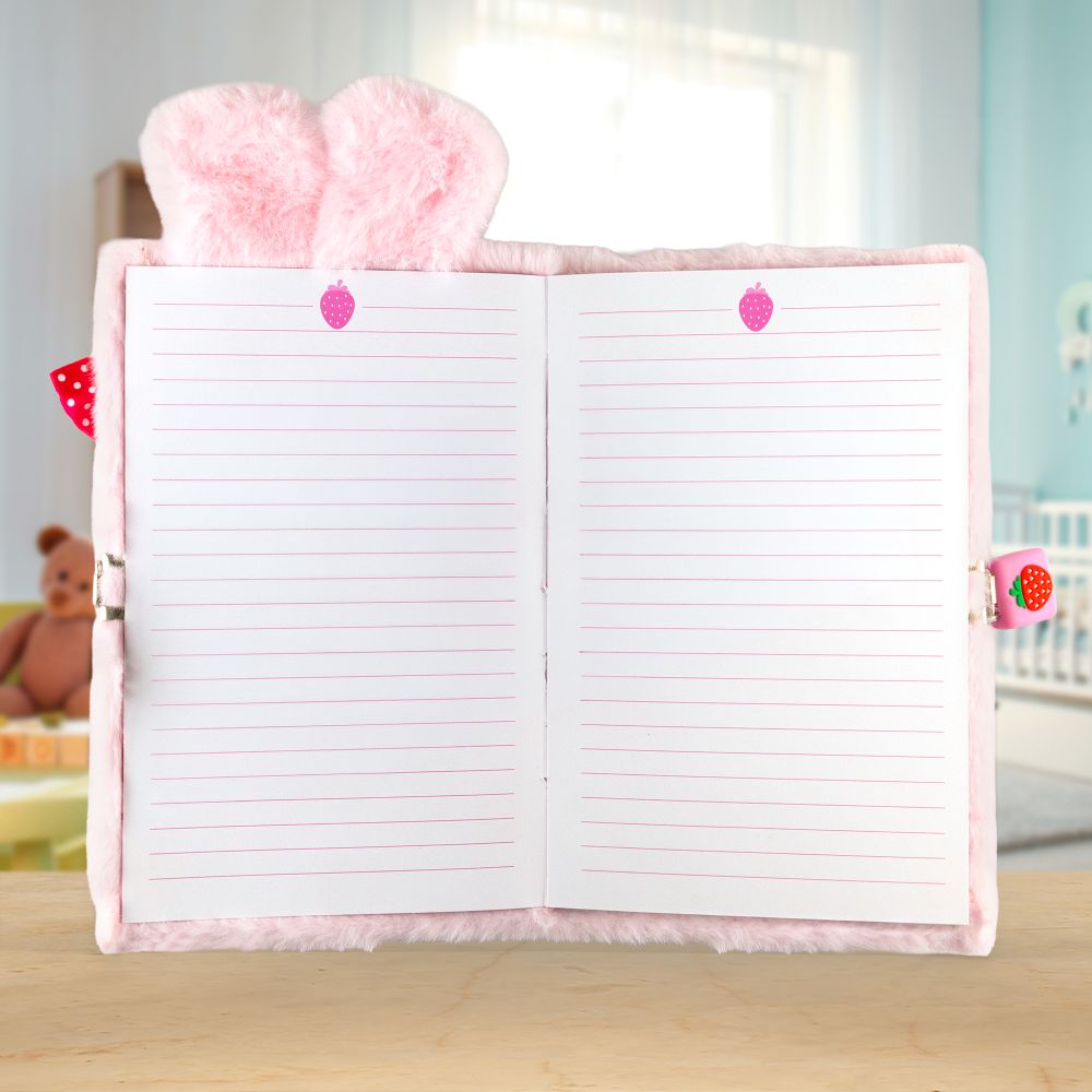 Product image 3 of Strawberry Milk Bunny Diary, a stationery item for ages 3+, by Make Believe Ideas.