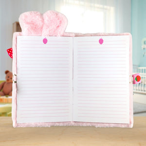 Product image 3 of Strawberry Milk Bunny Diary, a stationery item for ages 3+, by Make Believe Ideas.
