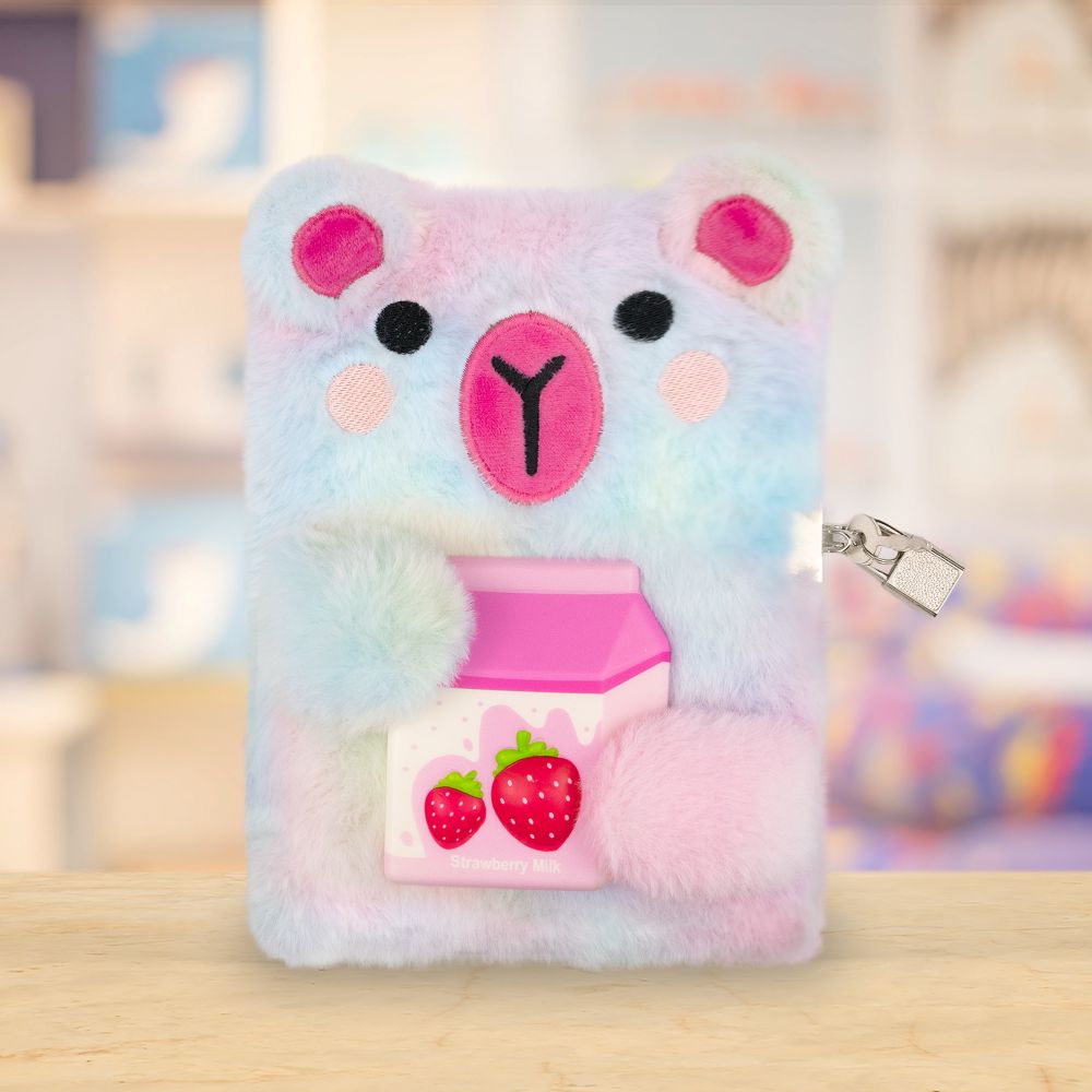 Product image 2 of Strawberry Milk Capybara Diary, a stationery item for ages 3+, by Make Believe Ideas.