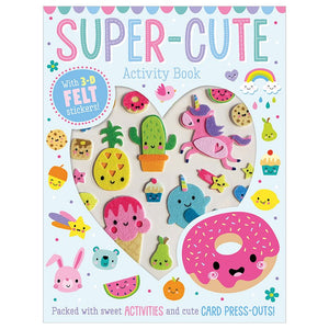 Product image 1 of Super-Cute Activity Book, a sticker activity book for ages 4+, by Make Believe Ideas.