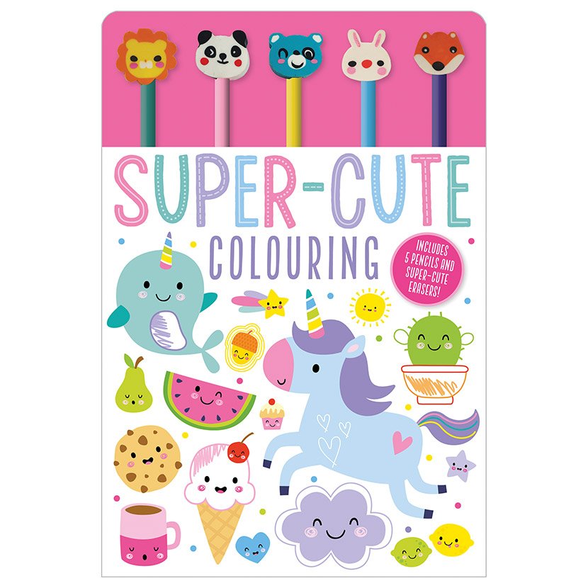 Product image 1 of Super-Cute Colouring, a box set for ages 3+, by Make Believe Ideas.