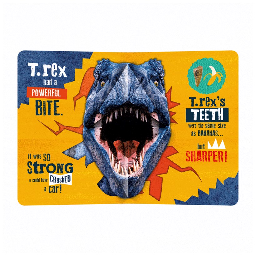 Product image 3 of T. rex vs Spinosaurus, a board book for ages 0+, by Make Believe Ideas.