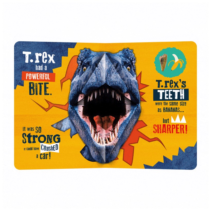 Product image 13 of T. rex vs Spinosaurus, a board book for ages 0+, by Make Believe Ideas.