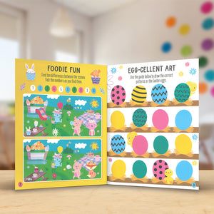 Product image 3 of The Big Egg Hunt Activity Book, a sticker activity book for ages 4+, by Make Believe Ideas.