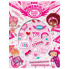 Product image 1 of The Pink and Powerfuls, a sticker activity book for ages 5+, by Make Believe Ideas.