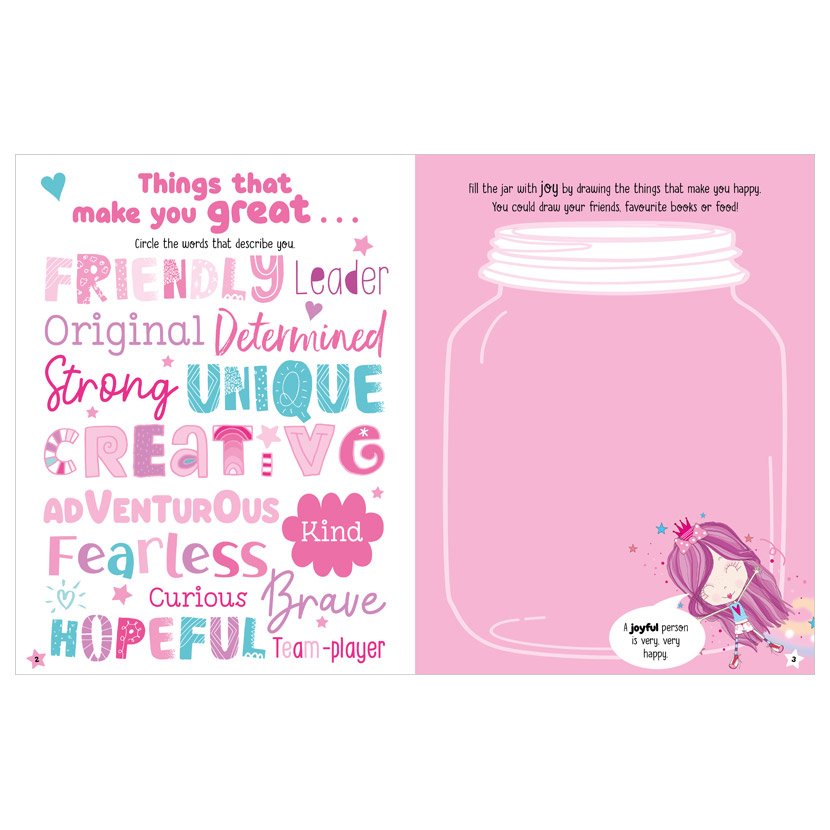 Product image 2 of The Pink and Powerfuls, a sticker activity book for ages 5+, by Make Believe Ideas.