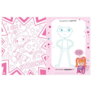 Product image 3 of The Pink and Powerfuls, a sticker activity book for ages 5+, by Make Believe Ideas.