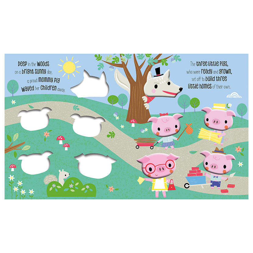 Product image 2 of The Three Little Pigs, a board book for ages 0+, by Make Believe Ideas.