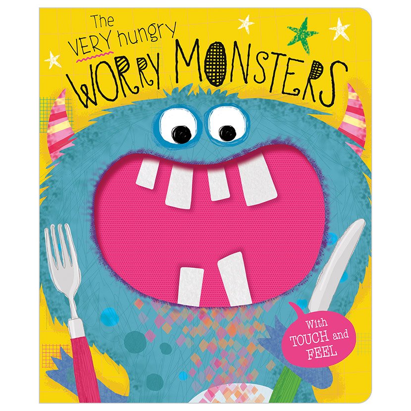 Product image 1 of The Very Hungry Worry Monsters, a board book for ages 0+, by Make Believe Ideas.