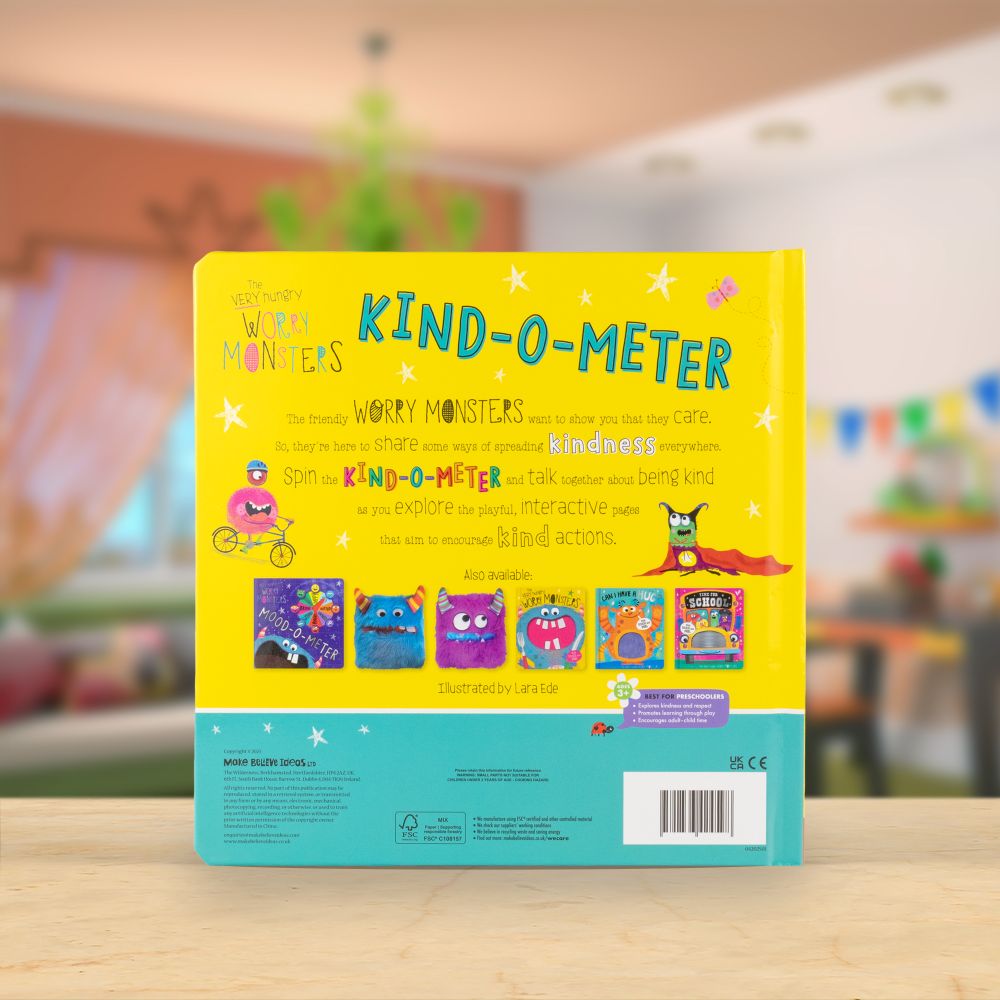 Product image 6 of The Very Hungry Worry Monsters Kind-o-meter, a board book for ages 3+, by Make Believe Ideas.
