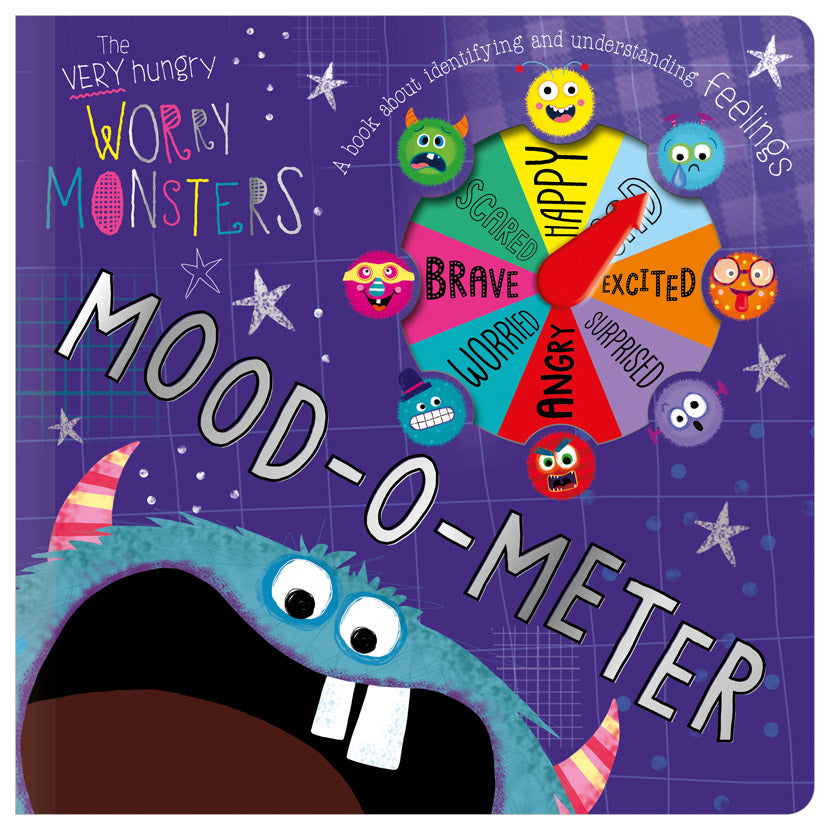Product image 1 of The Very Hungry Worry Monsters Mood-o-meter, a board book for ages 3+, by Make Believe Ideas.
