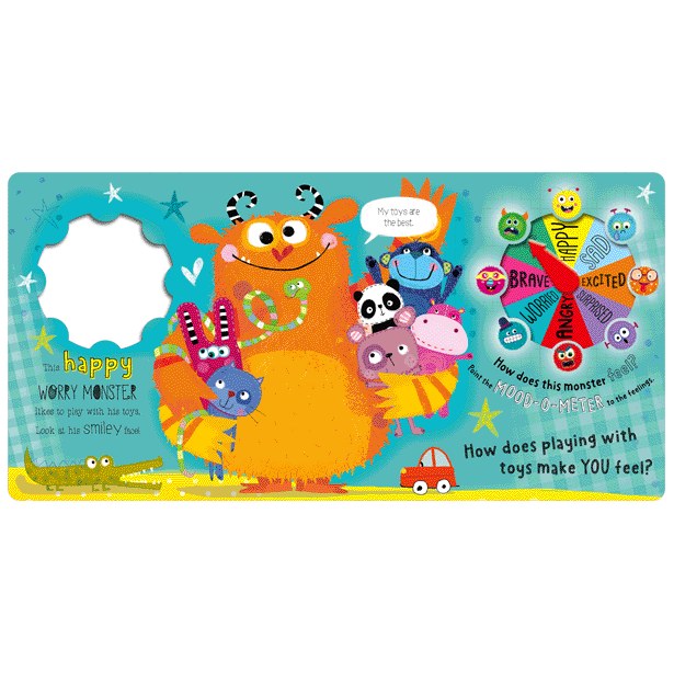 Product image 7 of The Very Hungry Worry Monsters Mood-o-meter, a board book for ages 3+, by Make Believe Ideas.