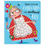 Product image 1 of There Was an Old Lady Who Swallowed a Fly, a board book for ages 0+, by Make Believe Ideas.