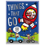 Product image 1 of Things That Go Colouring, a colouring book for ages 3+, by Make Believe Ideas.