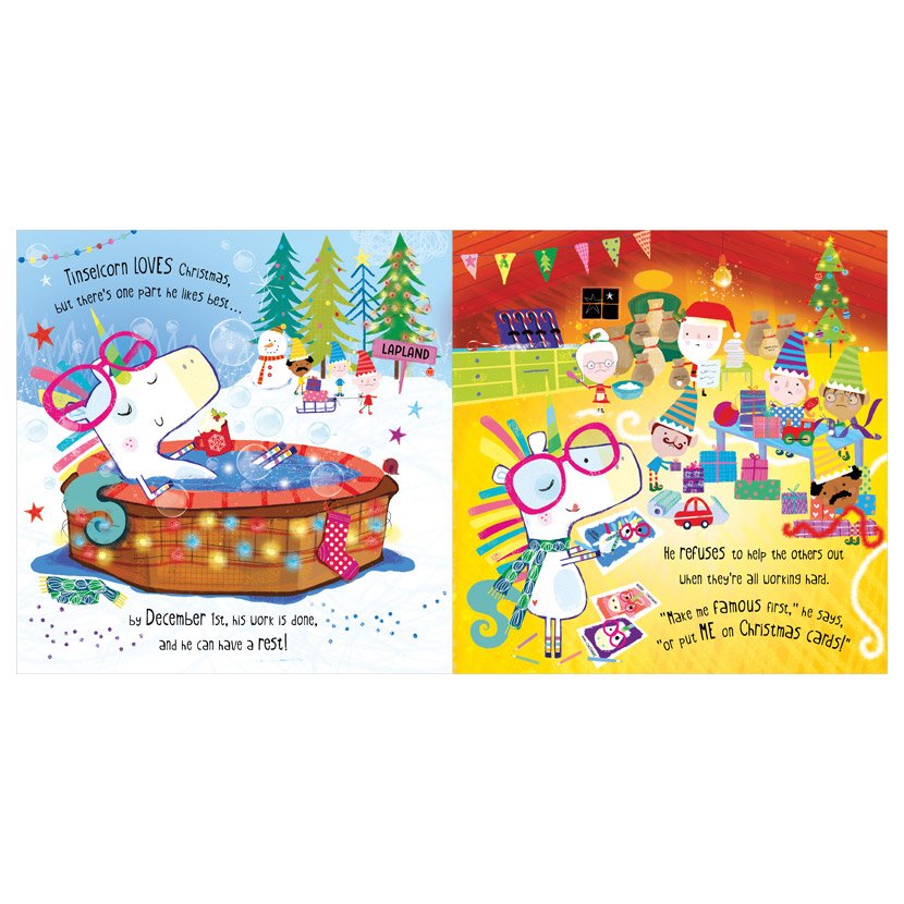 Product image 2 of Tinselcorn, a picture book for ages 3+, by Make Believe Ideas.