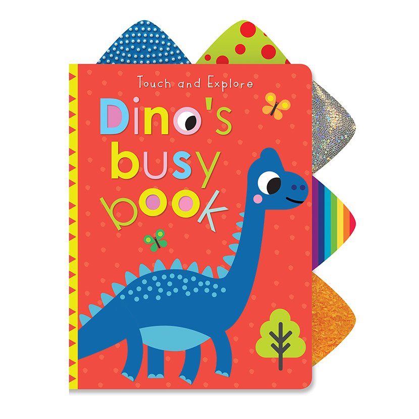 Product image 1 of Touch and Explore Dino's Busy Book, a board book by Make Believe Ideas.