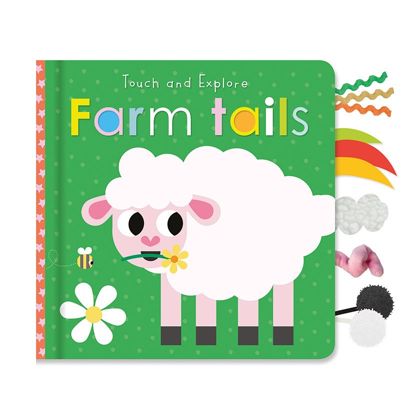 Product image 1 of Touch and Explore Farm Tails, a board book by Make Believe Ideas.