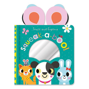 Product image 1 of Touch and Explore Squeak-a-boo, a board book for ages 0+, by Make Believe Ideas.
