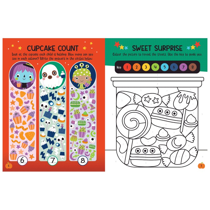 Product image 10 of Trick-or-Treat Street Activity Book, a sticker activity book for ages 4+, by Make Believe Ideas.