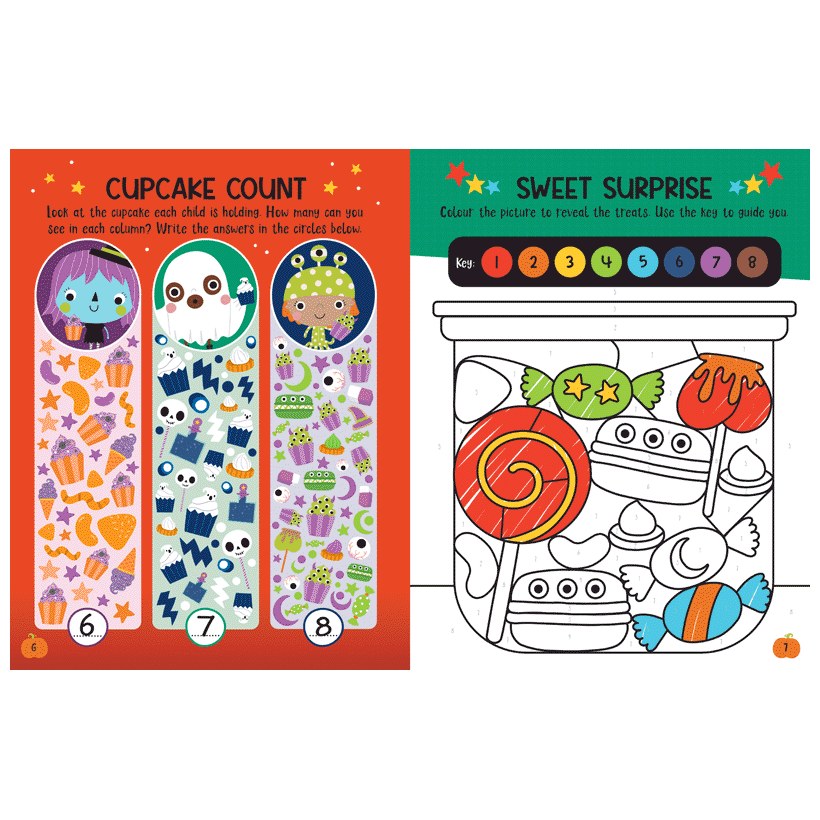 Product image 11 of Trick-or-Treat Street Activity Book, a sticker activity book for ages 4+, by Make Believe Ideas.