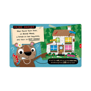 Product image 8 of True Crime Fairy Tales Goldilocks and the Three Bears, a board book for ages 0+, by Make Believe Ideas.