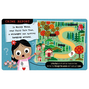Product image 9 of True Crime Fairy Tales Little Red Riding Hood, a board book for ages 0+, by Make Believe Ideas.