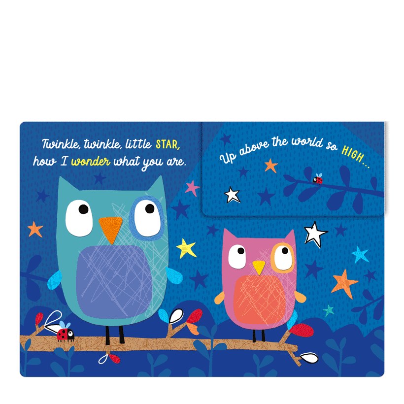 Product image 2 of Twinkle, Twinkle, Little Star, a board book for ages 3+, by Make Believe Ideas.