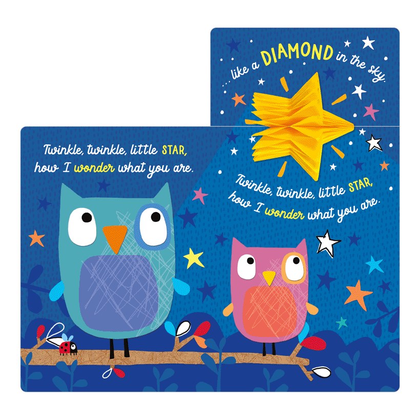 Product image 3 of Twinkle, Twinkle, Little Star, a board book for ages 3+, by Make Believe Ideas.
