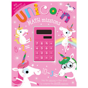 Product image 1 of Unicorn Maths Missions, a sticker activity book for ages 5+, by Make Believe Ideas.