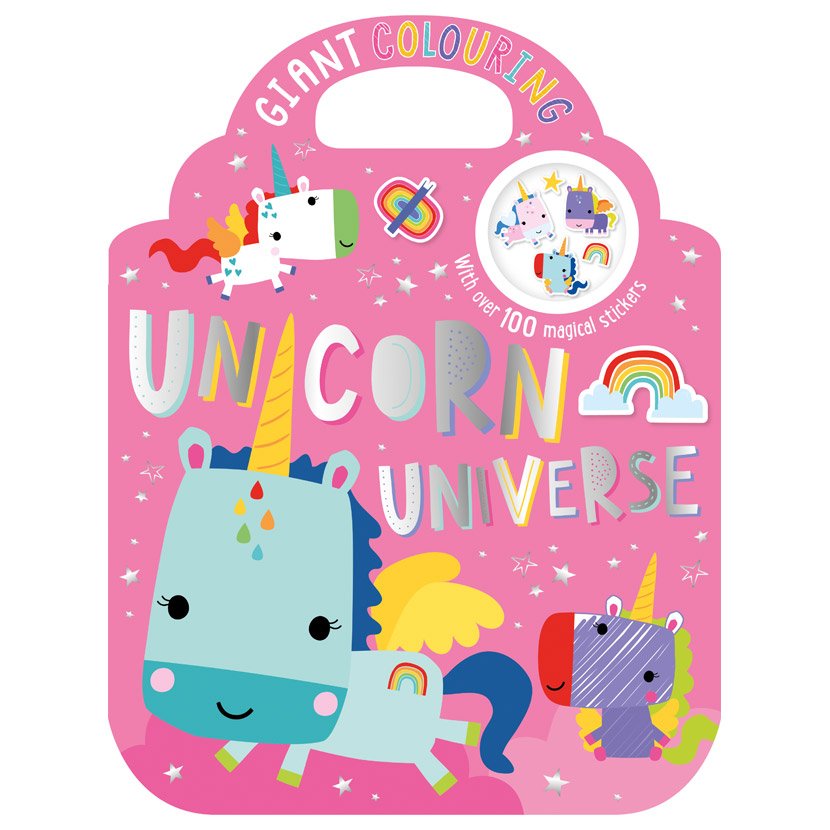 Product image 1 of Unicorn Universe, a colouring book for ages 3+, by Make Believe Ideas.