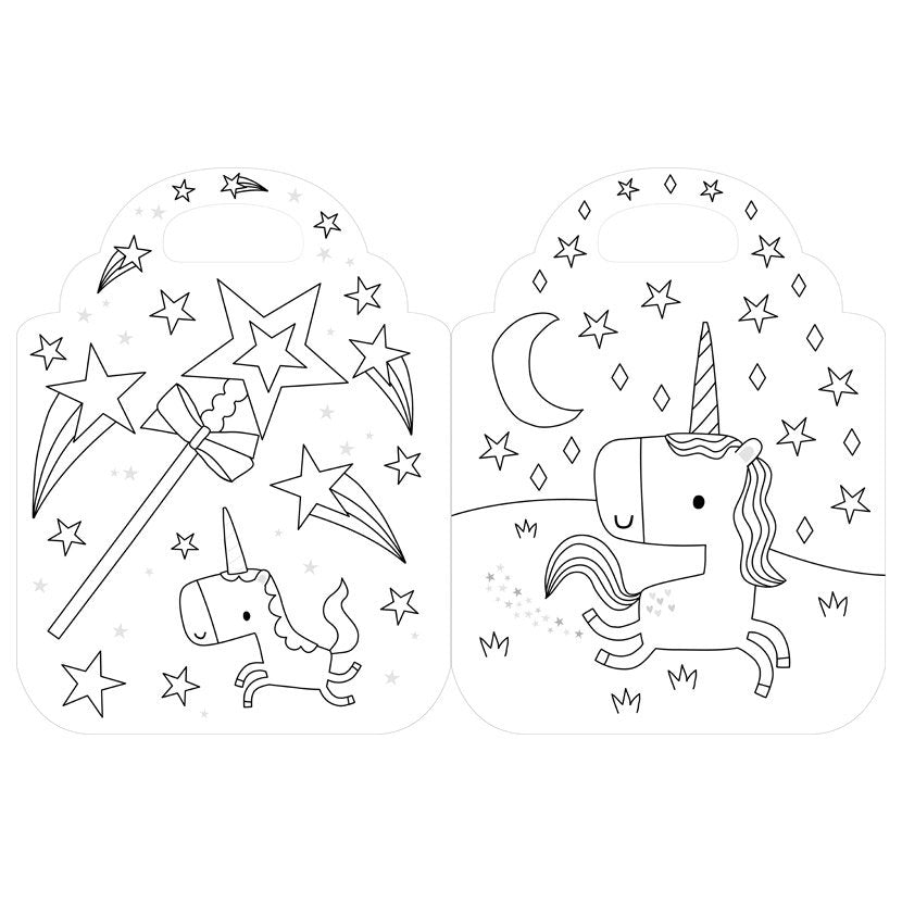 Product image 2 of Unicorn Universe, a colouring book for ages 3+, by Make Believe Ideas.